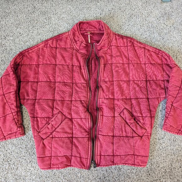 Free People Jackets & Blazers - Free People, Dolman Quilted Knit Jacket, Size Small, Like New